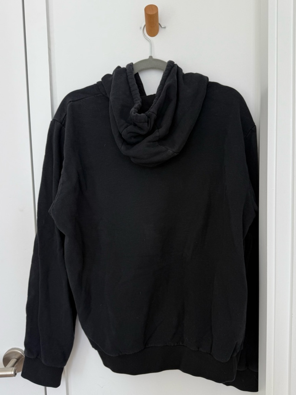 Black Hooded Fendi Sweatshirt with Subtle Eye Logo